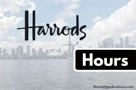 harrods hours this weekend.